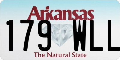AR license plate 179WLL