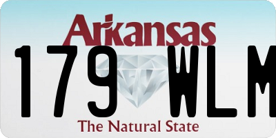 AR license plate 179WLM