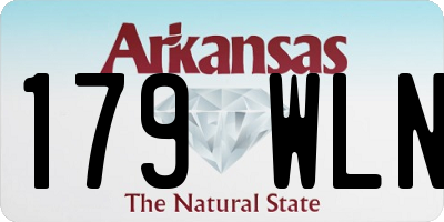 AR license plate 179WLN