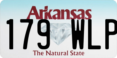 AR license plate 179WLP