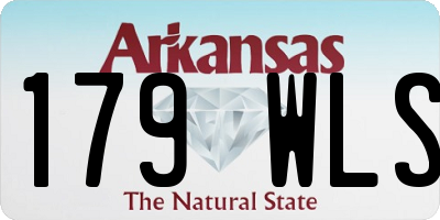 AR license plate 179WLS