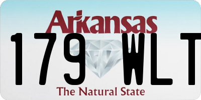 AR license plate 179WLT