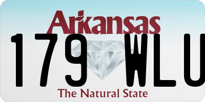 AR license plate 179WLU