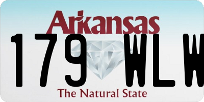 AR license plate 179WLW