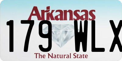 AR license plate 179WLX