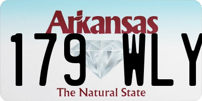 AR license plate 179WLY