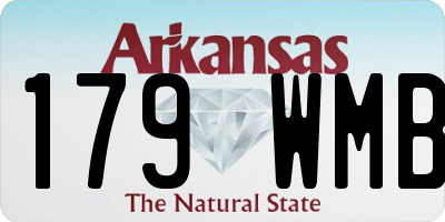 AR license plate 179WMB
