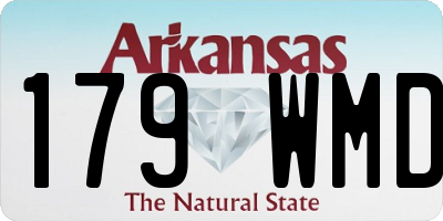 AR license plate 179WMD