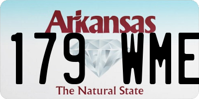 AR license plate 179WME