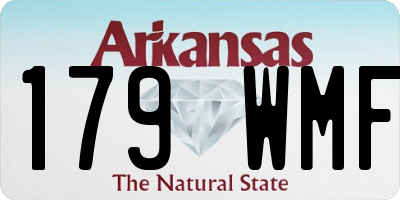 AR license plate 179WMF