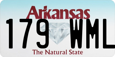 AR license plate 179WML