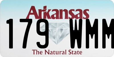 AR license plate 179WMM