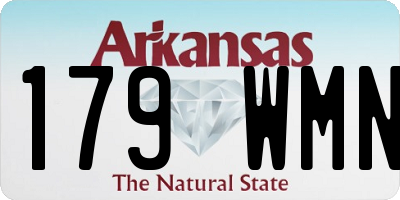 AR license plate 179WMN