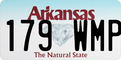 AR license plate 179WMP