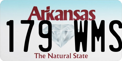 AR license plate 179WMS