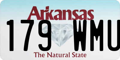 AR license plate 179WMU