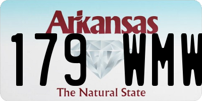 AR license plate 179WMW