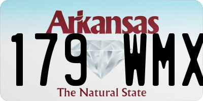 AR license plate 179WMX