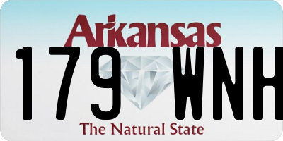 AR license plate 179WNH