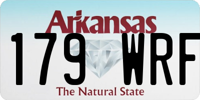 AR license plate 179WRF