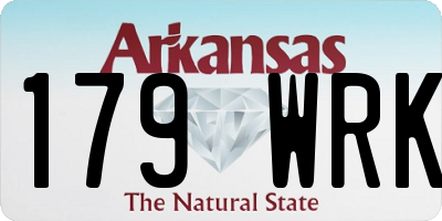AR license plate 179WRK