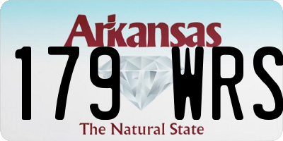 AR license plate 179WRS
