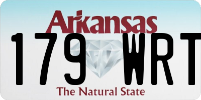 AR license plate 179WRT