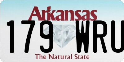 AR license plate 179WRU