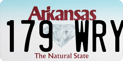 AR license plate 179WRY