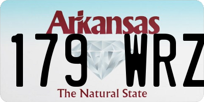 AR license plate 179WRZ