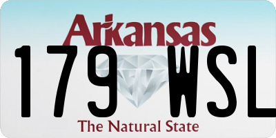 AR license plate 179WSL