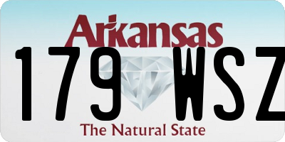 AR license plate 179WSZ