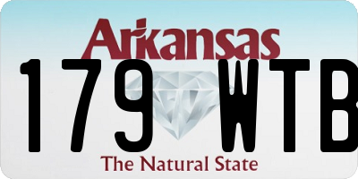 AR license plate 179WTB