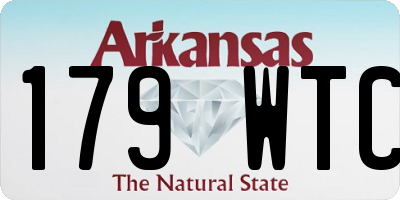 AR license plate 179WTC