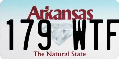 AR license plate 179WTF