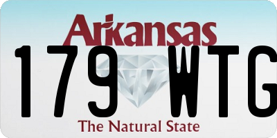 AR license plate 179WTG