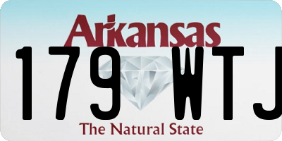 AR license plate 179WTJ