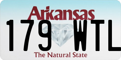 AR license plate 179WTL