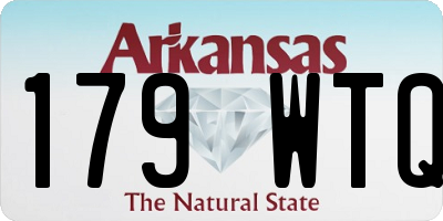 AR license plate 179WTQ