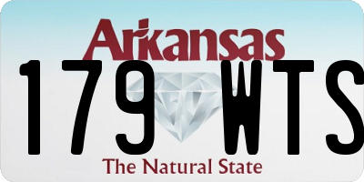 AR license plate 179WTS