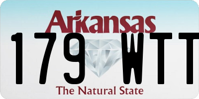 AR license plate 179WTT