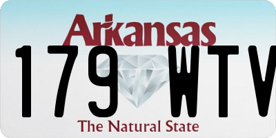 AR license plate 179WTV