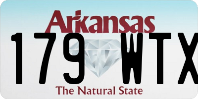 AR license plate 179WTX