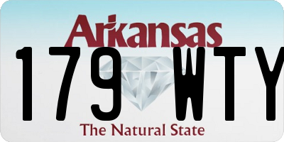 AR license plate 179WTY