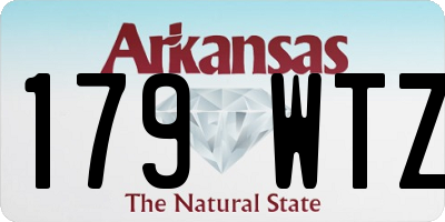 AR license plate 179WTZ