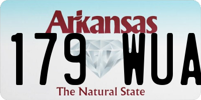 AR license plate 179WUA