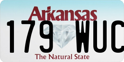 AR license plate 179WUC