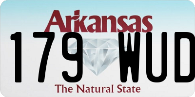 AR license plate 179WUD