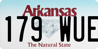 AR license plate 179WUE