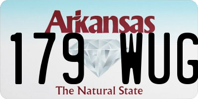 AR license plate 179WUG